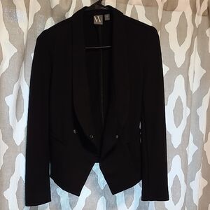 Worthington Black Blazer Classic Tailored Suit Jacket